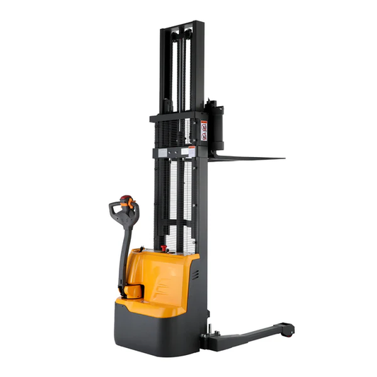Full Electric Walkie Stacker 3300lbs Capacity (Straddle Legs. 118" lifting) SKU: AL-3022