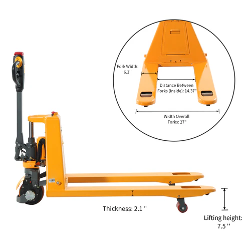 Lithium Full Electric Pallet Jack 3300lbs