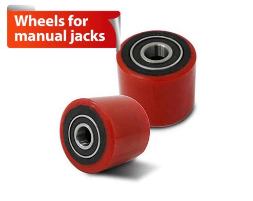 3"x3.66" PU wheels|Pallet Jack- Truck Polyurethane Load Wheel (for manual jacks)